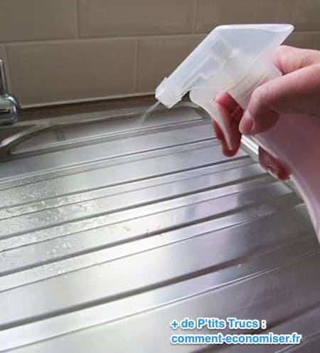 Comment nettoyer un evier inox