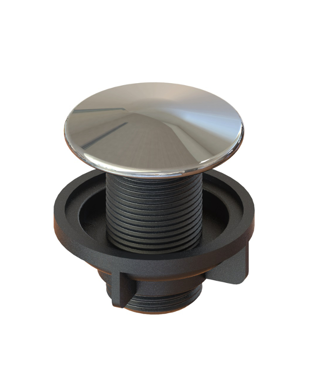 Cache trou pour evier inox