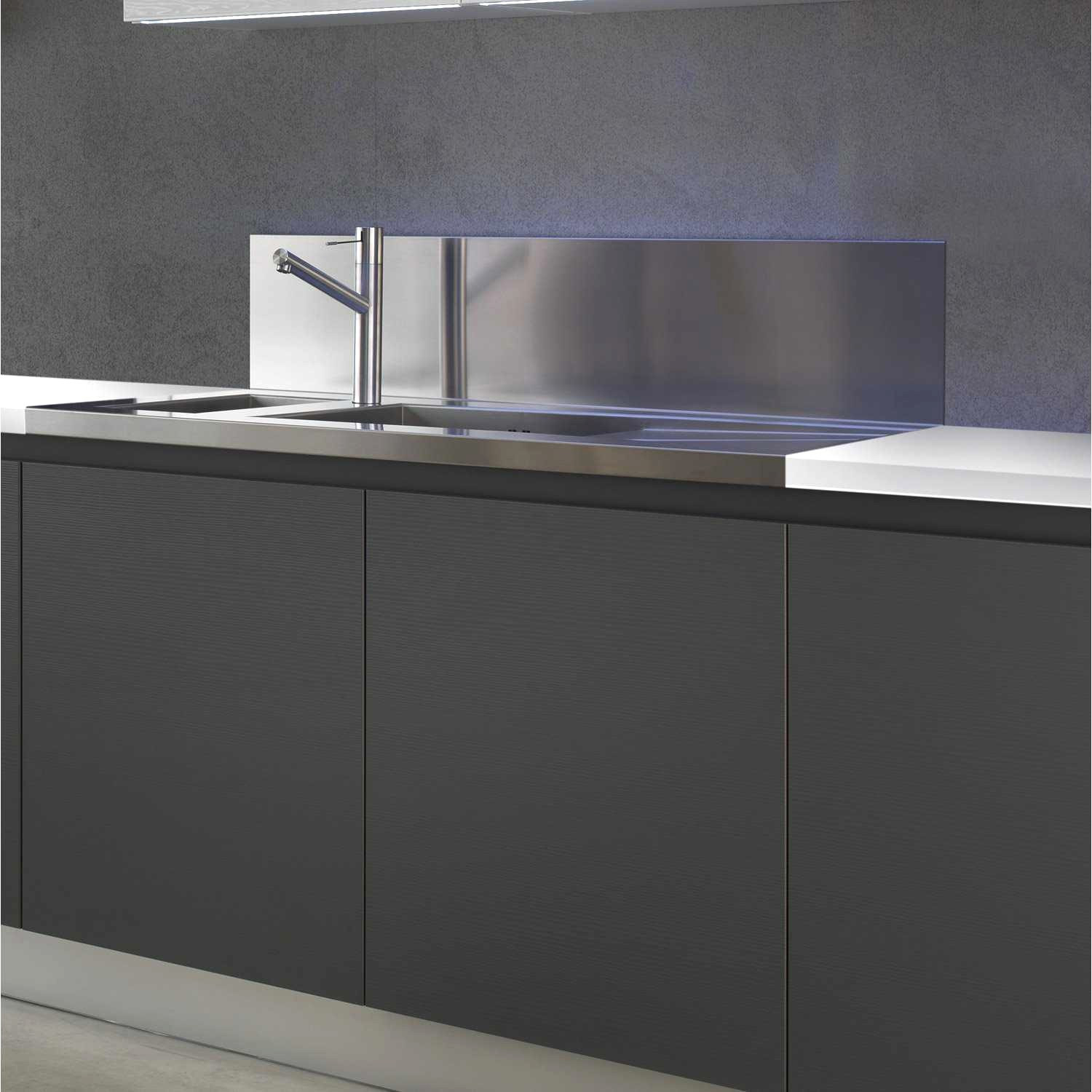 Plaque inox pour evier