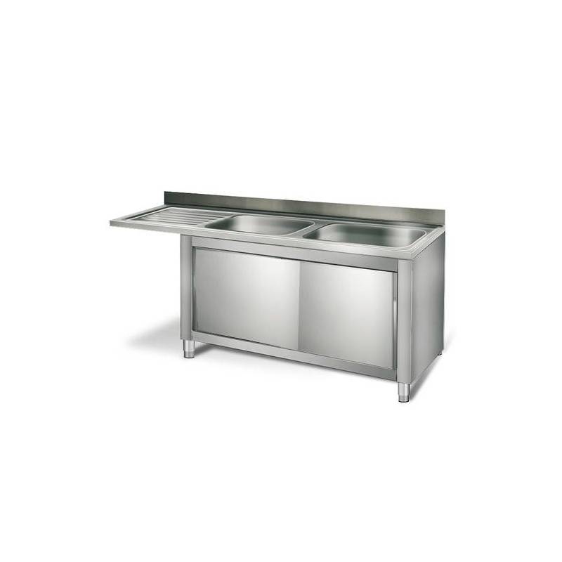 Evier inox 160 cm