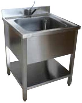 Evier profond inox