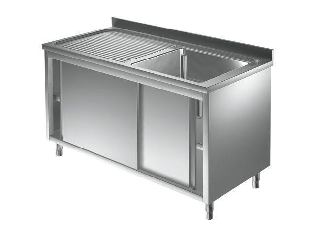 Meuble et evier inox