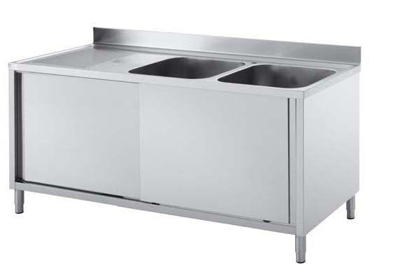 Armoire evier inox
