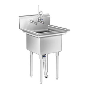 Evier inox restauration