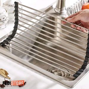Tapis evier inox