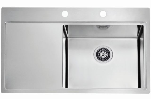 Evier inox alveus