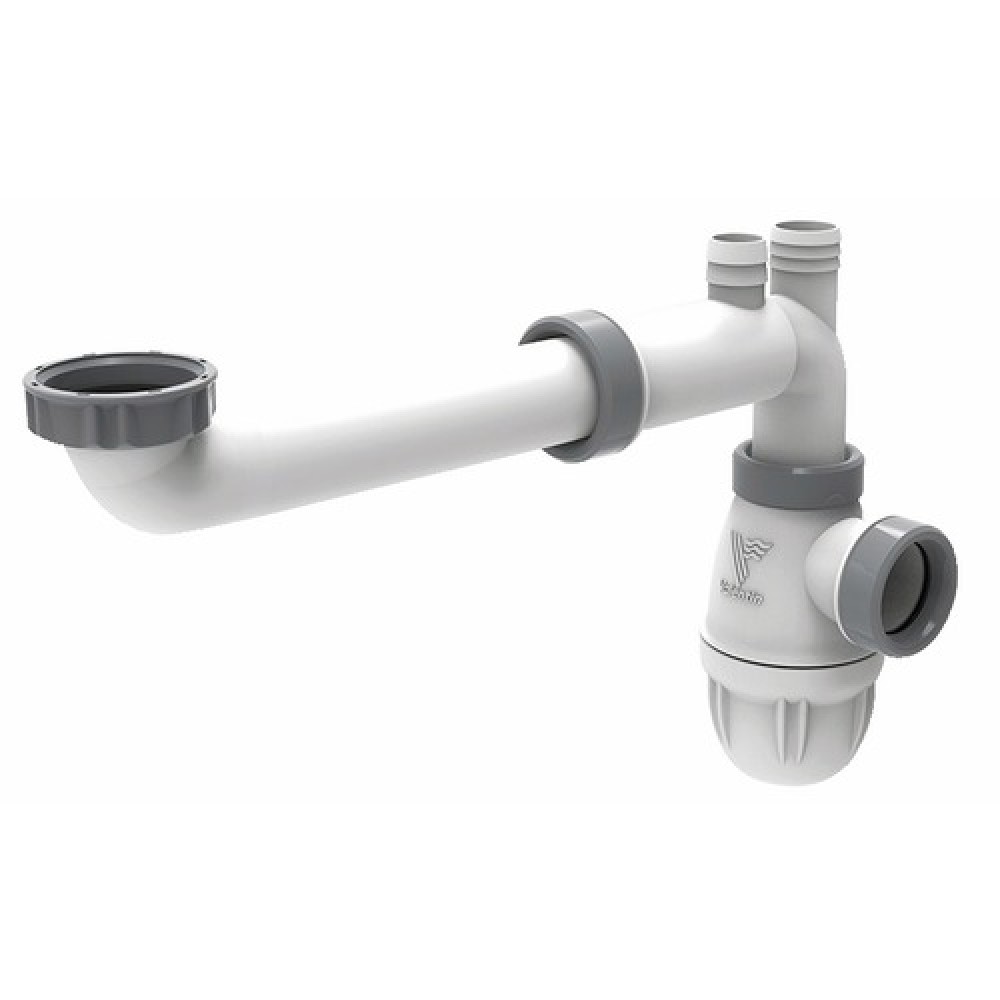 Siphon evier extra plat
