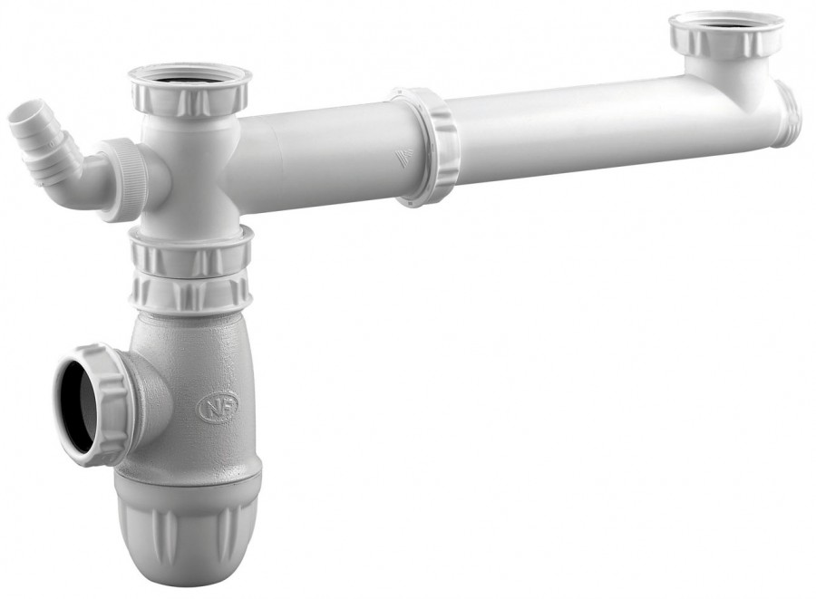 Evier siphon