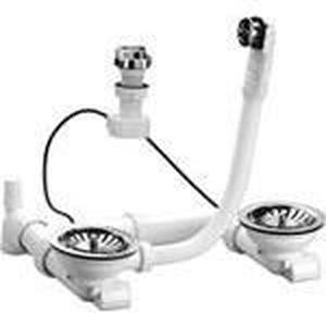 Vidage automatique pour evier inox