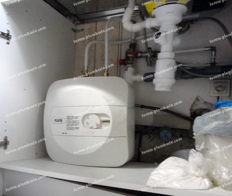 Chauffe eau sous évier