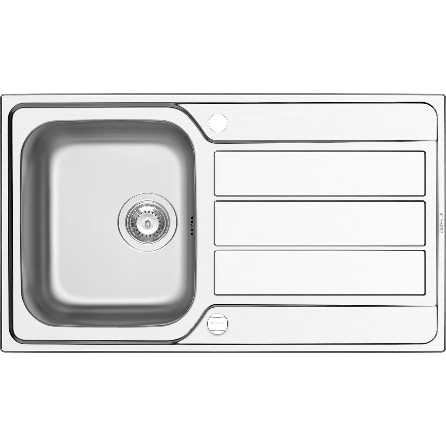 Evier inox 2 bacs avec egouttoir leroy merlin