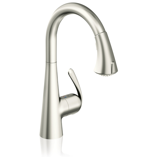 Mitigeur evier inox brossé grohe
