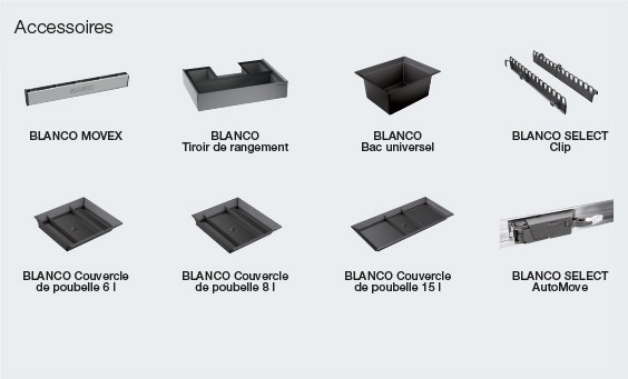 Accessoire evier blanco